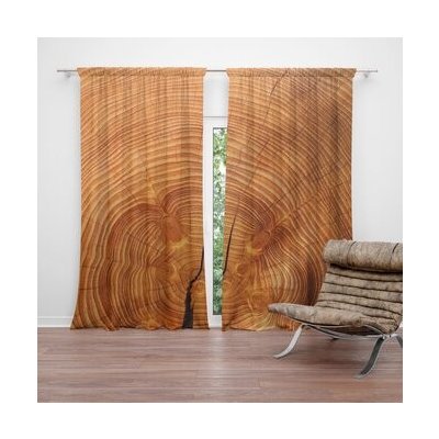 Sablio Závěs Dřevo 2: 2ks 140x250cm – Hledejceny.cz