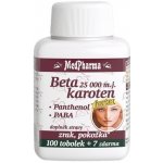 MedPharma Beta karoten 25 000 m.j. 107 tobolek – Hledejceny.cz