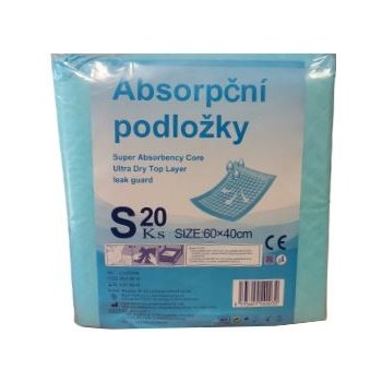 BabyOno Hygienická podložka na přebalování 20 ks 40 x 60