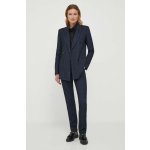 Emporio Armani blazer ze směsi vlny tmavomodrá dvouřadový 6R2G8F.2JGLZ – Zbozi.Blesk.cz