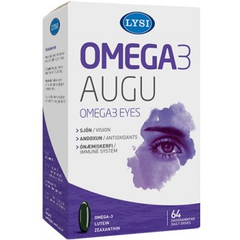 Lysi Omega 3 pro zdravé oči 64 kapslí