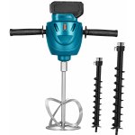 Jipos Tools Aku míchadlo a zemní vrták 2v1 2x18V R2309 JIPOS – Zboží Dáma