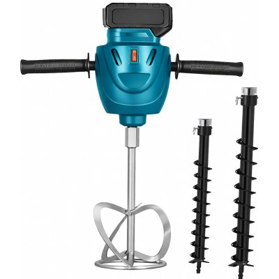 Jipos Tools Aku míchadlo a zemní vrták 2v1 2x18V R2309 JIPOS – Zboží Dáma