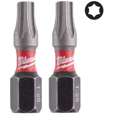 Milwaukee 4932430879 Šroubovací bity SHOCKWAVE IMACT DUTY TX25 25 mm 2ks – Sleviste.cz
