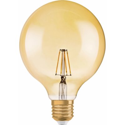 Osram LED žárovka 1906 Globe 55, E27, 6,5 W, 720 lm, 2400 K, jantarová – Hledejceny.cz