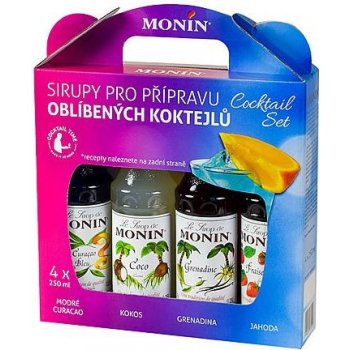 Monin Cocktail box 4 x 250 l