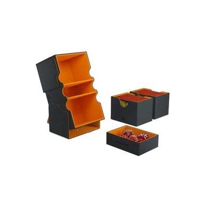 Gamegenic Stronghold 200+ XL Deck Box černo-oranžový – Zboží Živě