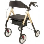 DMA 103 čtyřkolové chodítko nastavitelné sedátko - stříbrná – Zbozi.Blesk.cz