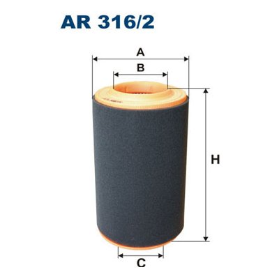 FILTRON Vzduchový filtr AR 316/2