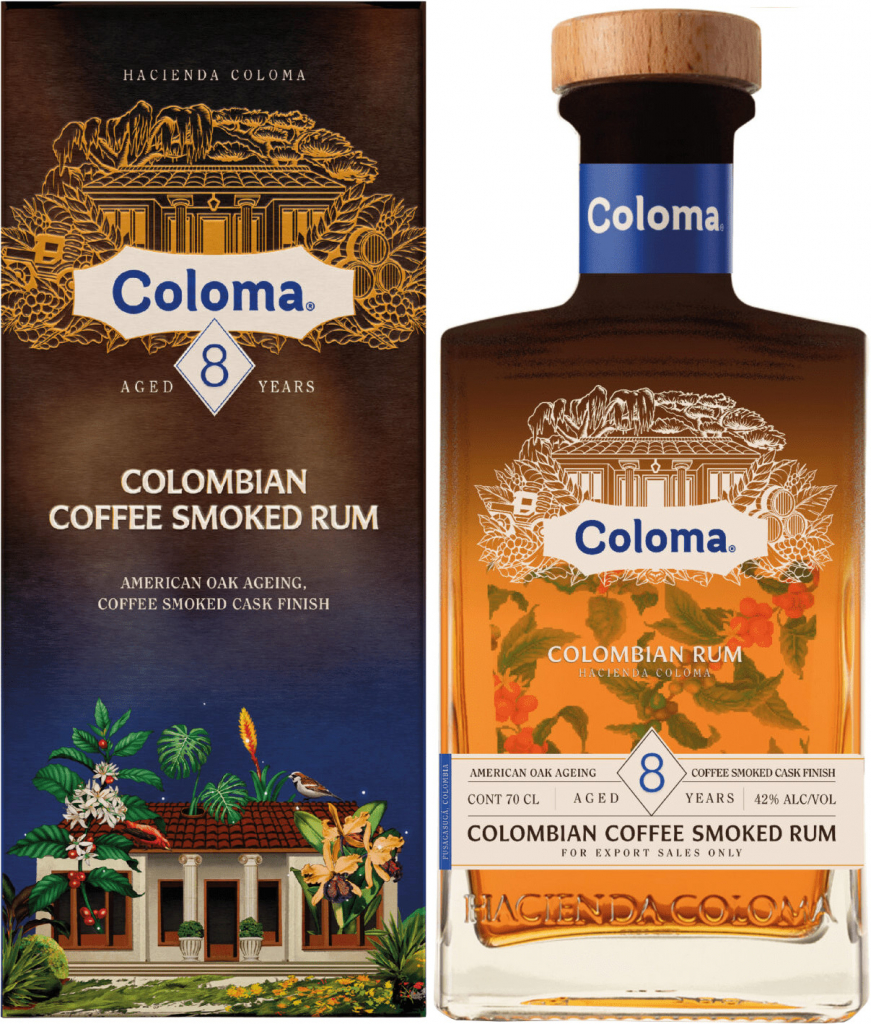 Coloma Coffee Smoked 8yo 42% 0,7 l (tuba)