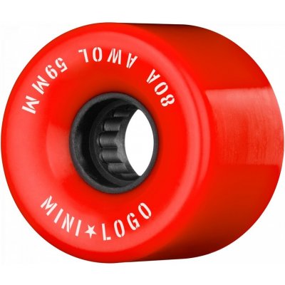 MINI LOGO A.W.O.L. WHEELS Red 80A 59 mm – Zboží Dáma