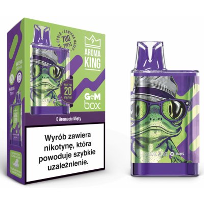 Aroma King Gem Box Cool Mint 20 mg 700 potáhnutí – Sleviste.cz