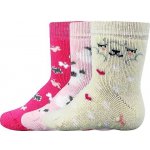 Boma Dona ABS Kojenecké protiskluzové ponožky 3 páry mix holka – Zboží Mobilmania