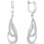 Brilio Silver náušnice EA448W – Hledejceny.cz