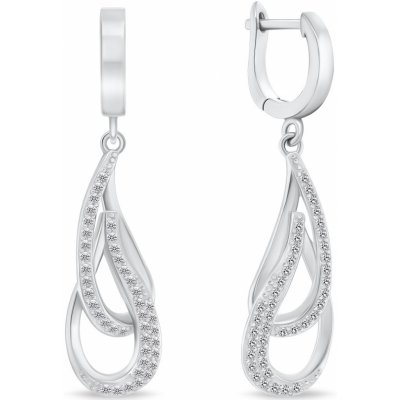 Brilio Silver náušnice EA448W – Hledejceny.cz