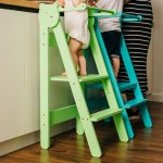 Family scl Skládací dětská učící věž Zelená – Zboží Dáma