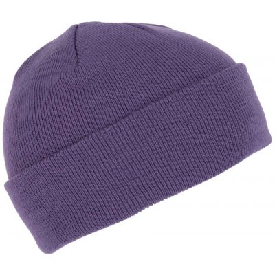 K-UP pletená čepice purpurová
