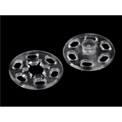 Plastové patentky / stiskací knoflíky transparentní Ø13 mm, Ø15 mm, střední, 1 15 mm transparent – Zboží Mobilmania