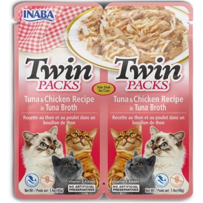 Twin Packs Tuna & Chicken in Broth 2 x 40 g – Sleviste.cz