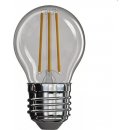 Emos LED žárovka Filament Mini Globe E27 4W=40W teplá bílá Z74240