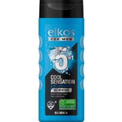 Elkos Men Deep Cleanse 5v1 sprchový gel s aktivním uhlím 300 ml