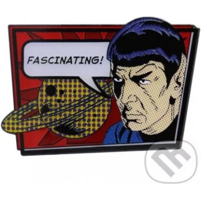 Odznak Star Trek - Spock Fascinated