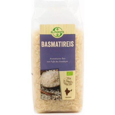 El Puente Bio rýže Basmati z Indie 0,5 kg