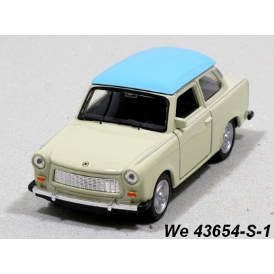 Welly Trabant 601 cream 1:34-39 modrá