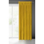 EUROFIRANY ZATEMŇOVACÍ ZÁVĚS NA PÁSCE SAMANTA 140X270 CM HOŘČICOVÁ – Hledejceny.cz