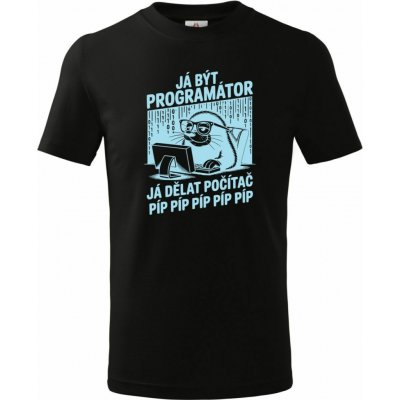 Krtek programátor dětské tričko Basic – Sleviste.cz