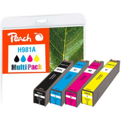 Peach HP PI300-776 | sada tonerů Multi-Pack č 981A - (J3M71A) černý, (J3M68A) azurový, (J3M69A) purpurový, (J3M70A) žlutý, REM – Hledejceny.cz