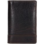 Lagen Sebastian pánské kožené pouzdro na doklady tmavě hnědé – Zboží Živě