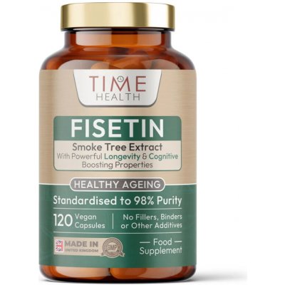 Time Health Fisetin Ultra Pure 100 mg - Anti-Aging Senolytic 120 kapslí – Hledejceny.cz