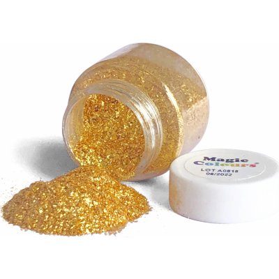 Glitry zlaté 10ml Magic Colours – Zboží Dáma