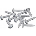 Vruty do dřeva 12 ks Stříbrné M3,5 x 20 mm Ocel – Hledejceny.cz