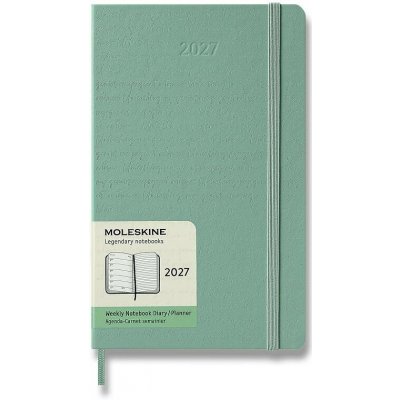 Moleskine Colored Patterned A5 týdenní 2027 zelený – Hledejceny.cz