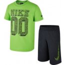 NIKE SS TOP + SHORT GFX #1 INF 728583-313 zelená