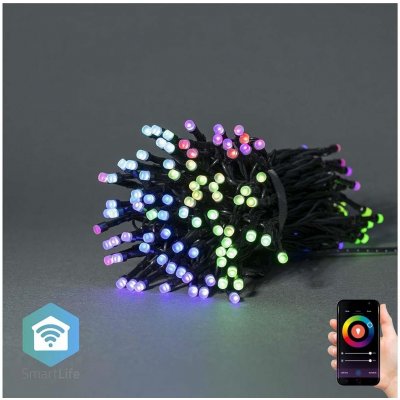 NEDIS Smart LED vánoční řetěz WIFILX01C168 20m WiFi Tuya
