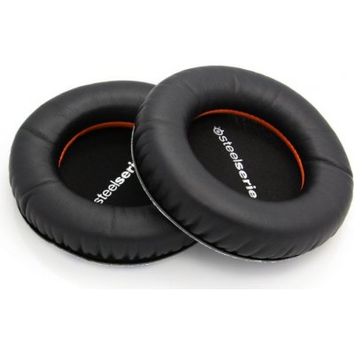 eses náušníky pro sluchátka SteelSeries Siberia 100 a 150 černé kožené – Sleviste.cz