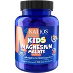 Natios Kids Magnesium Malate 250 mg jahoda 180 cucacích tablet – Hledejceny.cz