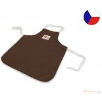 VERATEX Zástěra hnědá s výšivkou – Hledejceny.cz