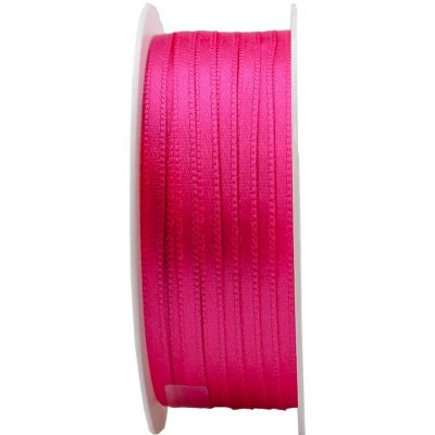 STUHA a. s. Dobruška Atlasová stuha 3 mm 103633 výrazná růžová 20 m – Zboží Dáma