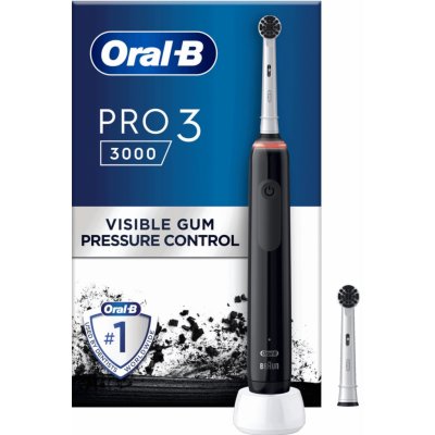 Oral-B Pro 3 3000 Pure Clean Black – Zboží Živě