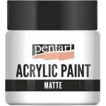 Pentart akrylová barva matná 50 ml bílá titanová – Sleviste.cz