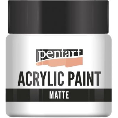 Pentart akrylová barva matná 50 ml bílá titanová – Sleviste.cz