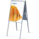 Jansen Display interiérové reklamní áčko A2 ostrý roh profil 20 mm – Zboží Mobilmania