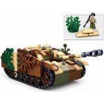 Sluban B0858 Maskovaný obrněný tank – Zboží Dáma