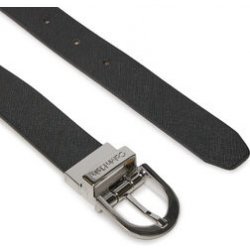 Calvin Klein dámský pásek Round Reversible belt Saffiano K60K611923 Ck Black/Sand Pebble BEH
