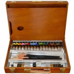 Charvin Paris akrylové barvy Extra Fine 17 x 20 ml velký dřevěný kufřík – Hledejceny.cz