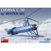 Sběratelský model MiniArt Cierva C.30 with Winter Ski 1:35